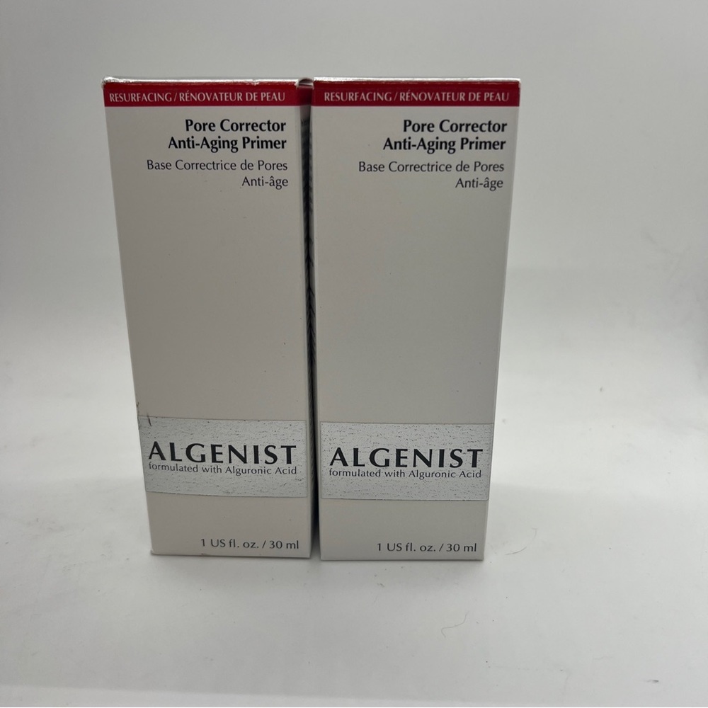 ALGENIST Pore Corrector Anti Aging Primer 1 fl oz. / 30ml Full Size Lot Of 2 NIB